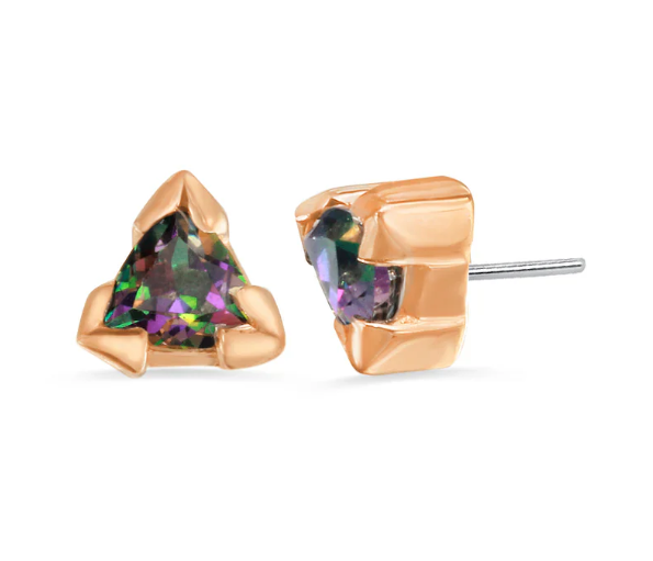 Triangle Prong Gold Top