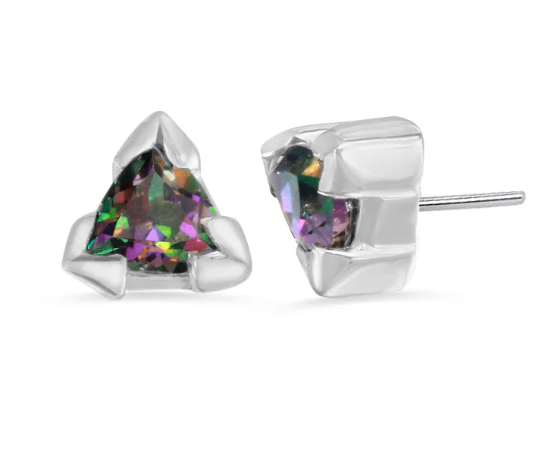Triangle Prong Gold Top