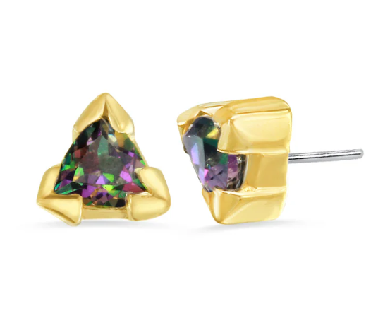 Triangle Prong Gold Top