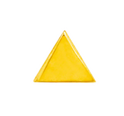 Simple Gold Triangle Top