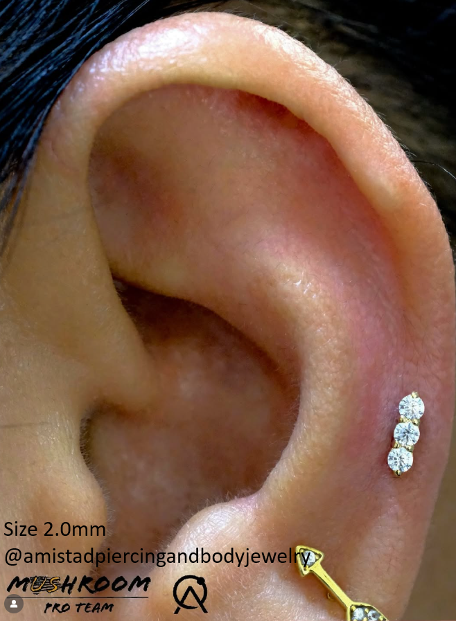Triple Stone Prong