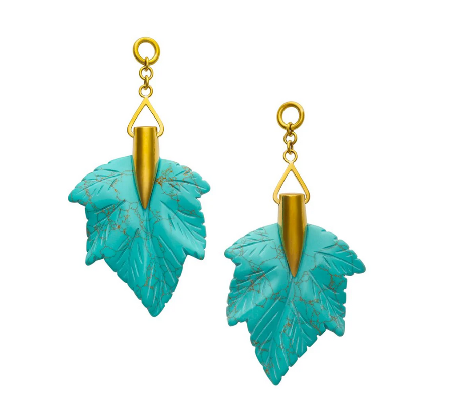 Maple Leaf Dangle Pair