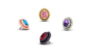 Twisted Oval Bezel