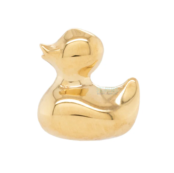 18K Gold Ducky End
